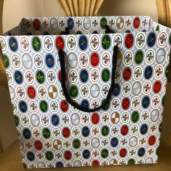 Diptyque Paris Large Luxury Gorgeous Holiday Paper Bag W/Black Rope Handles - Picture 1 of 1